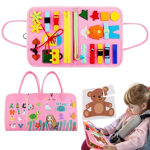 Vorschule geschäftige Buch - Soft Aktivität, Sensory Board | Feinmotorik -Lernspielzeug, Binder für Lebenskompetenzen für Kindergarten Homeschool Klassenzimmer Roadtrip Bildungsunterhaltung Reisespiel Vorschule geschäftige Buch - Soft Aktivität, Sensory Board | Feinmotorik -Lernspielzeug, Binder für Lebenskompetenzen für Kindergarten Homeschool Klassenzimmer Roadtrip Bildungsunterhaltung Reisespiel von Generisch