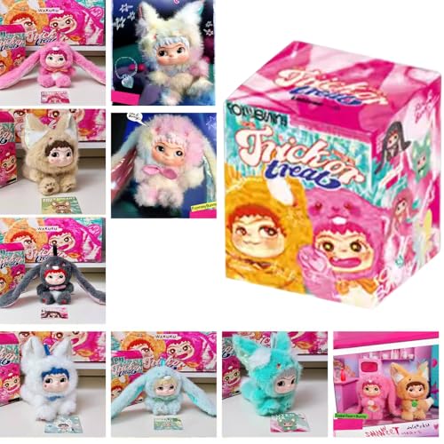 WAKUKU Vinyl Plush Doll zufälliges Spielzeug Sammelfiguren Sammler Kunstspielzeug Spielzeug Figuren Geburtstagsgeschenk Halloween Weihnachten Geschenk (2.0 von Generisch