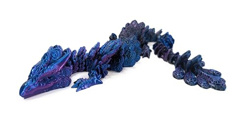 WAPU3D XL Peacock Dragon – Bewegliche 3D-Deko-Figur | Irisierend & Mehrfarbig | 52 cm Fantasy-Drachenfigur mit Kristallstruktur WAPU3D XL Peacock Dragon – Bewegliche 3D-Deko-Figur | Irisierend & Mehrfarbig | 52 cm Fantasy-Drachenfigur mit Kristallstruktur von Generisch