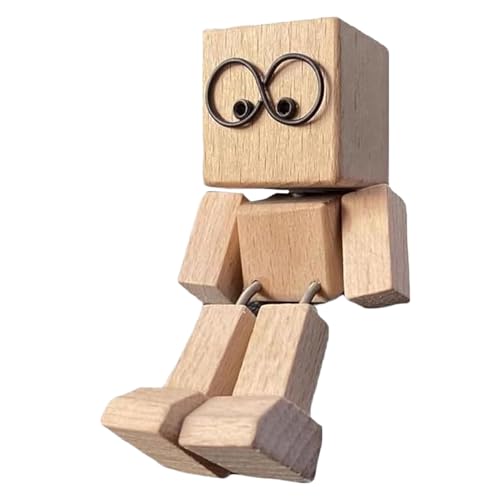 Wackelnde Holzfigur, 8X5CM Schwingende Holzfigur, Handgefertigte Holzpuppe Wackelnden Füßen Magnetische, Witzige Wackelkopf Statue Holz Armaturenbrett Schreibtisch, Für Auto Die Innendekoration Wackelnde Holzfigur, 8X5CM Schwingende Holzfigur, Handgefertigte Holzpuppe Wackelnden Füßen Magnetische, Witzige Wackelkopf Statue Holz Armaturenbrett Schreibtisch, Für Auto Die Innendekoration von Generisch