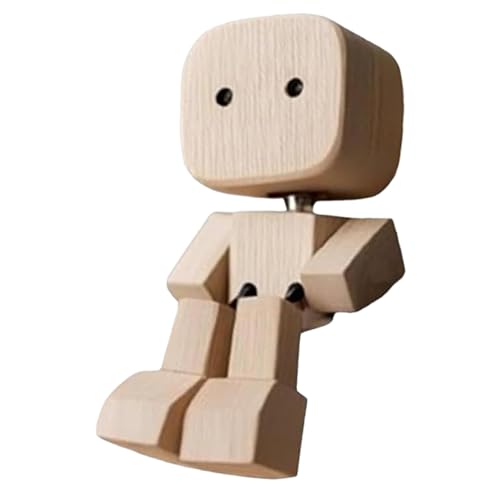 Wackelnde Holzfigur, 8X5CM Schwingende Holzfigur, Handgefertigte Holzpuppe Wackelnden Füßen Magnetische, Witzige Wackelkopf Statue Holz Armaturenbrett Schreibtisch, Für Auto Die Innendekoration Wackelnde Holzfigur, 8X5CM Schwingende Holzfigur, Handgefertigte Holzpuppe Wackelnden Füßen Magnetische, Witzige Wackelkopf Statue Holz Armaturenbrett Schreibtisch, Für Auto Die Innendekoration von Generisch