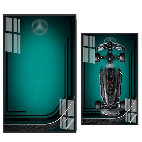 Wall Art Photo Frame Wall Plate Compatible with Lego 42171 F1 Formula 1 Racing Car Collect and Protect 50X80cm (Model Not Included) (E) von Generisch