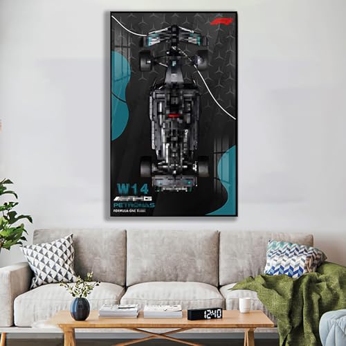 Wand-Fotorahmen Wanddisplay für Lego Technic MERC*edes-AMG F1 42171 Auto, Wandplatte, Geschenkideen, Wandboard,Spielzeug-Wandbilderrahmen，Souvenirs, Sammlerstücke von Generisch