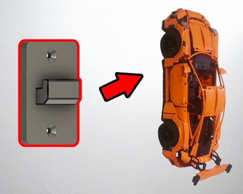 Wand Halterung Befestigung kompatibel mit Lego 42056 Porsche GT3RS Wandhalter von Generisch