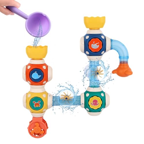 Wandbadspielzeug,Pädagogisches Wasserleitungs Badespielzeug - Für Kinder Ab 3 Jahre Kleinkinder Kindergarten Schwimmbad Tagestätte Badezimmer Neue Eltern Outdoor Badewanne Wandbadspielzeug,Pädagogisches Wasserleitungs Badespielzeug - Für Kinder Ab 3 Jahre Kleinkinder Kindergarten Schwimmbad Tagestätte Badezimmer Neue Eltern Outdoor Badewanne von Generisch