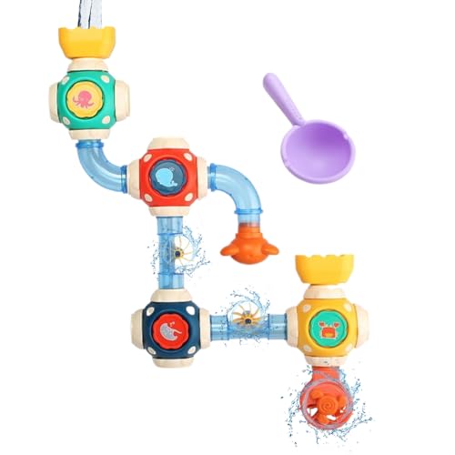 Wandbadspielzeug,Wasserleitung Schwimmbad Spielzeug - Für Kinder Ab 3 Jahren Kindergarten Badezimmer Badewanne Outdoor Schwimmbad Wandbadspielzeug,Wasserleitung Schwimmbad Spielzeug - Für Kinder Ab 3 Jahren Kindergarten Badezimmer Badewanne Outdoor Schwimmbad von Generisch