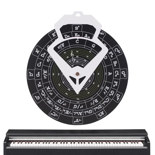 Wandmontiertes Gitarrenpraxis-Instrumenten-Keyboard-Trainer, stationärer Akkorde-Builder für Heimstudios, realistisches Layout rettet von Generisch