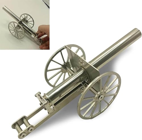 Wangguanruixi Feuerwerkskörperkanone Edelstahl Mini Kanone Modell Feuerwerkskörper Launcher Kanone mit 2 Rädern kann als Sammlerstück für Militärbegeisterte verwendet werden Wangguanruixi Feuerwerkskörperkanone Edelstahl Mini Kanone Modell Feuerwerkskörper Launcher Kanone mit 2 Rädern kann als Sammlerstück für Militärbegeisterte verwendet werden von Generisch