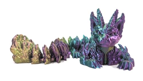 Wapu3D Cat Dragon 3D gedruckte Deko-Figur, Irisierend Mehrfarbig Wapu3D Cat Dragon 3D gedruckte Deko-Figur, Irisierend Mehrfarbig von Generisch
