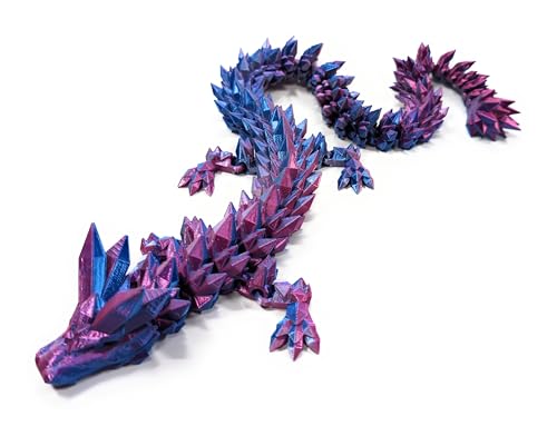 Wapu3D New Crystal Dragon Kristalldrache 3D gedruckte Deko-Figur, Irisierend Mehrfarbig Wapu3D New Crystal Dragon Kristalldrache 3D gedruckte Deko-Figur, Irisierend Mehrfarbig von Generisch