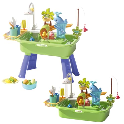 Wasseraktivitätstisch | Sensorische Tische Outdoor Spielzeug - Interaktives pädagogisches Sensorikspielzeug mit Pumpe für draußen Garten und zur Förderung der Wasseraktivitätstisch | Sensorische Tische Outdoor Spielzeug - Interaktives pädagogisches Sensorikspielzeug mit Pumpe für draußen Garten und zur Förderung der von Generisch