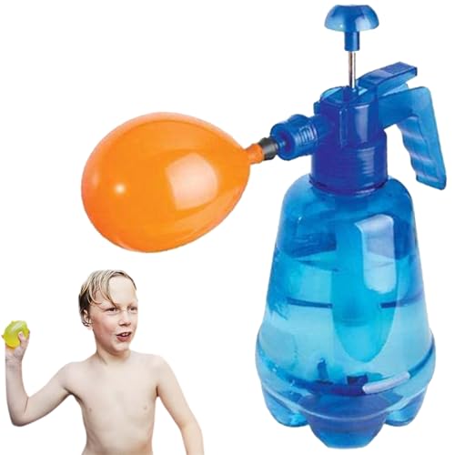 Wasserballonpumpe mit 500 Luftballons - Luft- und Wasserballon -Inflator | Handballonfüller für Kinder im Freien | Schnelle Füllstation für Sommerfeiern, Gartenspiele und Wasserkämpfe | Tragbar und ei Wasserballonpumpe mit 500 Luftballons - Luft- und Wasserballon -Inflator | Handballonfüller für Kinder im Freien | Schnelle Füllstation für Sommerfeiern, Gartenspiele und Wasserkämpfe | Tragbar und ei von Generisch