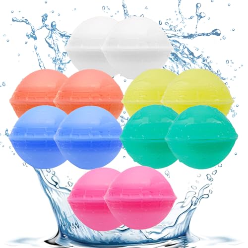 Wasserballons Schnell Befüllbar | Kinder Wasserballons - Spaß Nachfüllbare Outdoor Spiele Für Garten Pool Strandparty Reise & Mädchen Tragbare Sommeraktivitäten von Generisch