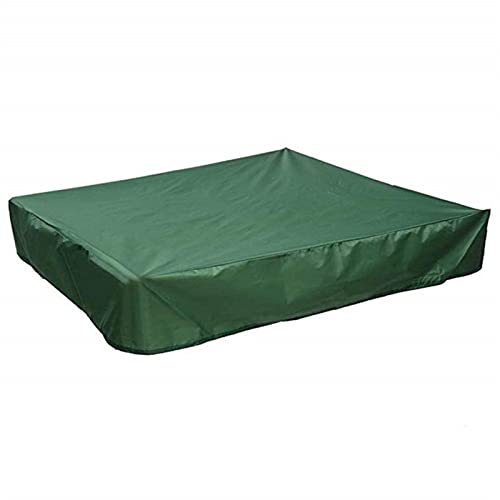 Wasserdichte quadratische Sandkastenabdeckung mit Kordelzug 120x120cm Grün Oxford Tuch Staubschutz für Garten Sandkasten Wasserdichte quadratische Sandkastenabdeckung mit Kordelzug 120x120cm Grün Oxford Tuch Staubschutz für Garten Sandkasten von Generisch