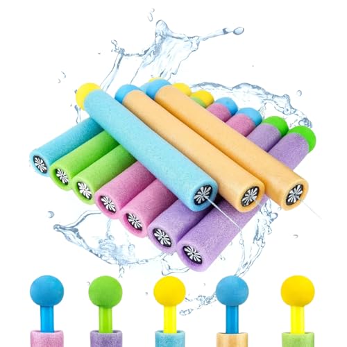 Wasserpistole Schaumstoff Kinder,10 Stück Wasserspritzpistolen Schaumstoff 10cm Reichweite, Reichweite Wasserspritzer, Sommer Spielzeug Garten Pool Party Mitgebsel für Jungen Mädchen Erwachsene Wasserpistole Schaumstoff Kinder,10 Stück Wasserspritzpistolen Schaumstoff 10cm Reichweite, Reichweite Wasserspritzer, Sommer Spielzeug Garten Pool Party Mitgebsel für Jungen Mädchen Erwachsene von Generisch