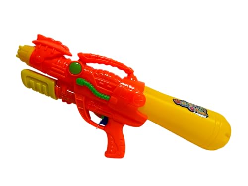 Wasserpistole mit Wassertank Wassersprüher Mitra Gewehr Sprüht Raumwasser Space Water Sprinkler Soaker Wasserpistolen Water Gun (50 cm) von Generisch