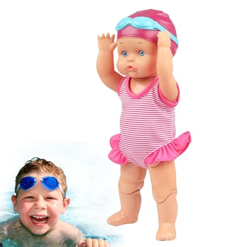 Wasserspiel Babypuppe | wasserdichte Badebabypuppe Mit Beweglichen Gelenken - Kleinkinder Reisespielzeug Familienzeit Sommer Sonniger Sand Badewanne Wasserspiel Babypuppe | wasserdichte Badebabypuppe Mit Beweglichen Gelenken - Kleinkinder Reisespielzeug Familienzeit Sommer Sonniger Sand Badewanne von Generisch