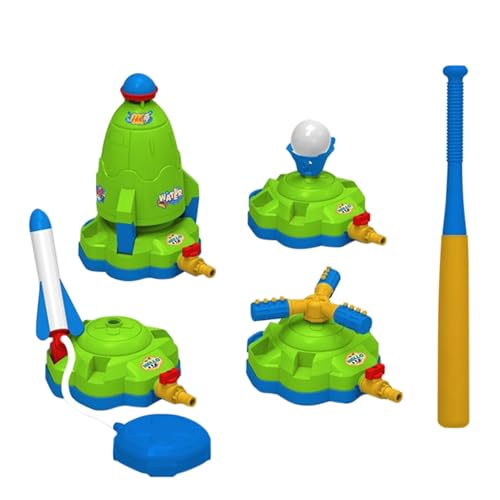 Wassersprenger Für Kinder - 4-in-1 Outdoor-Spielset Für Draußen,Baseball Spielzeug Mit 360° Drehfunktion, Gartenspiele Für Und Mädchen Ab 3-12 Jahren Für Rasen Und Garten Wassersprenger Für Kinder - 4-in-1 Outdoor-Spielset Für Draußen,Baseball Spielzeug Mit 360° Drehfunktion, Gartenspiele Für Und Mädchen Ab 3-12 Jahren Für Rasen Und Garten von Generisch
