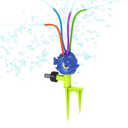 Wassersprinkler für den Garten,Kindergartensprinkler, Verstellbares Garten-Wasserspielzeug für Kinder, Bewässerungswerkzeug in Form von Meereslebewesen für Strände, Gärten, Schwimmbäder, Outdoor-Aktiv Wassersprinkler für den Garten,Kindergartensprinkler, Verstellbares Garten-Wasserspielzeug für Kinder, Bewässerungswerkzeug in Form von Meereslebewesen für Strände, Gärten, Schwimmbäder, Outdoor-Aktiv von Generisch