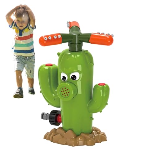 Wassersprinklerspielzeug für Kleinkind, Wassersprinkler für Kinder - Rotierende Kaktus -Wasserspray -Spielzeug mit Wackelrohr - Bindet an Gartenschlauch Sommerspiel Fun Rasen bewässert für Garten Wassersprinklerspielzeug für Kleinkind, Wassersprinkler für Kinder - Rotierende Kaktus -Wasserspray -Spielzeug mit Wackelrohr - Bindet an Gartenschlauch Sommerspiel Fun Rasen bewässert für Garten von Generisch
