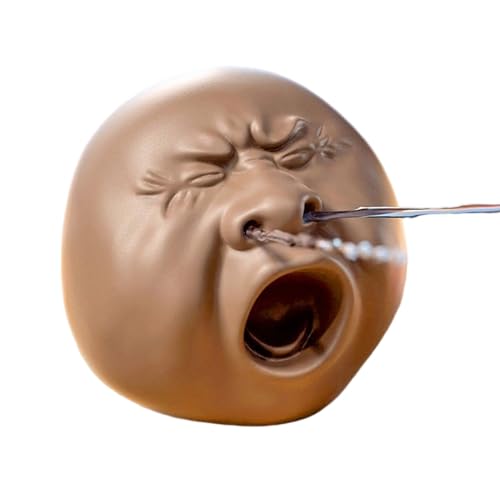 Wasserspritze Spielzeug, Gähnende Teetier-Figur mit Kneif-Funktion als Wasserspritzer, Weiches Quetschspielzeug für Park Zuhause Familienfeiern von Generisch