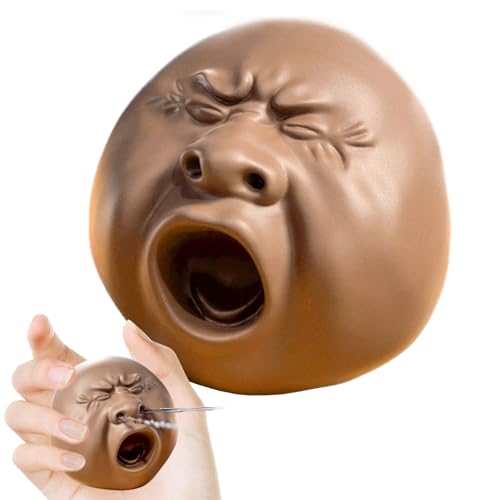 Wasserspritzspielzeug | Lustiges Gähnendes Gesicht Tee Haustier Figur Zum Drücken - Weiches Quetschspielzeug für Park Zuhause Familienfeiern von Generisch