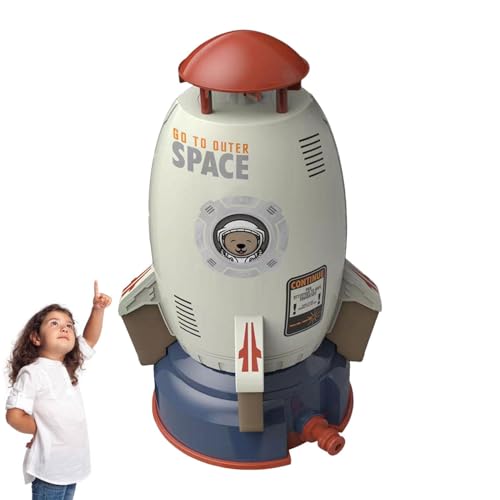 Wassersprüher Spielzeug - Rocket 360 Grad Rotation Wasserspielzeug Modellieren | Wassersprühgerät im Freien für kleine Kinder, spritzt Spaß für die Wassersprüher Spielzeug - Rocket 360 Grad Rotation Wasserspielzeug Modellieren | Wassersprühgerät im Freien für kleine Kinder, spritzt Spaß für die von Generisch