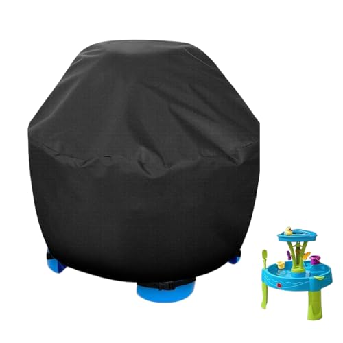 Wassertisch Abdeckung - wasserdichte Planschbecken Wassertischhülle für Draußen | Langlebiger Schutz mit Schicht, Abdeckung, Einfache Nutzung Aufbewahrung, Ideal fürs Spielzimmer Garten Pool von Generisch