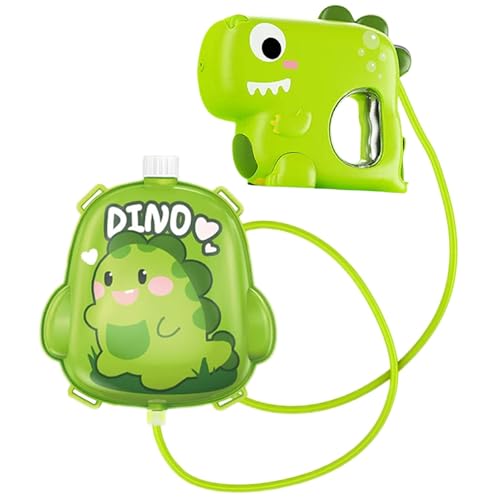 Water Squirt Toy, Dinosaur Water, Backpack Soaker, Leak-Proof Design, Adjustable Straps, Summer Game Pool Party Toy, Fun Backyard Activity, 7.28x6.42x2.95 Inches von Generisch