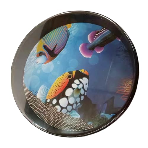 Wave Sound Drum - wiederverwendbares Meeresklang -Musikinstrument für Kinder | Sanfte Ozeantrommel mit Metallperlen, sensorisches Bildungsspielzeug für Kleinkinder, Klassenzimmer und Heimnutzung von Generisch