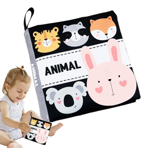 Weiches Baby -sensorisches Buch - Crinkle Toy, Stoffbuch für Kleinkinder | Waschbares Kinderbuch, Touch and Sound Early Learning Toy, wasserdichtes erstes Buch für Kinder Reise Auto Sitz Urlaub Gesche Weiches Baby -sensorisches Buch - Crinkle Toy, Stoffbuch für Kleinkinder | Waschbares Kinderbuch, Touch and Sound Early Learning Toy, wasserdichtes erstes Buch für Kinder Reise Auto Sitz Urlaub Gesche von Generisch