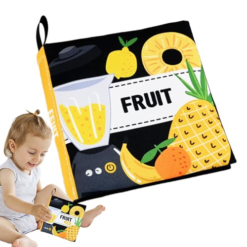 Weiches Baby -sensorisches Buch - Crinkle Toy, Stoffbuch für Kleinkinder | Waschbares Kinderbuch, Touch and Sound Early Learning Toy, wasserdichtes erstes Buch für Kinder Reise Auto Sitz Urlaub Gesche Weiches Baby -sensorisches Buch - Crinkle Toy, Stoffbuch für Kleinkinder | Waschbares Kinderbuch, Touch and Sound Early Learning Toy, wasserdichtes erstes Buch für Kinder Reise Auto Sitz Urlaub Gesche von Generisch