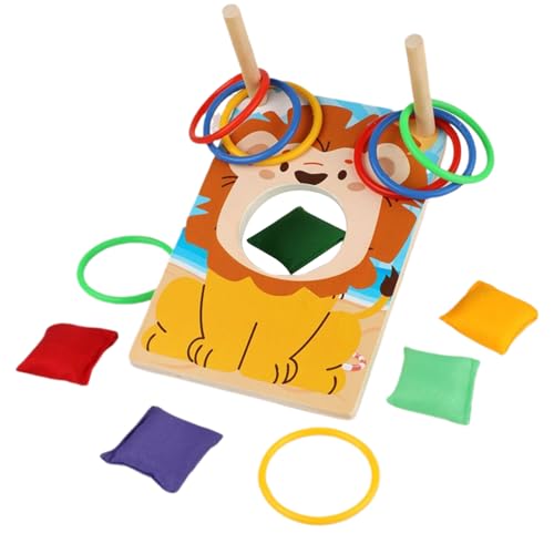 Weiches Boccia-Spiel Für Kinder - Ringschießen Und Zielscheiben | Interaktives Holzspielzeug Mit Punktzahl Für Gruppenaktivitäten Ab 3 Jahren Kinder Erwachsene Weiches Boccia-Spiel Für Kinder - Ringschießen Und Zielscheiben | Interaktives Holzspielzeug Mit Punktzahl Für Gruppenaktivitäten Ab 3 Jahren Kinder Erwachsene von Generisch