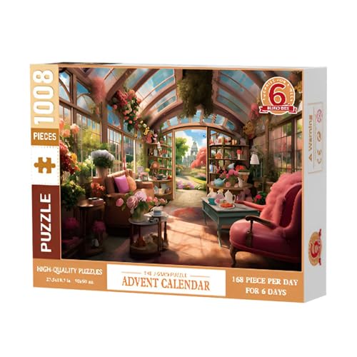 Weihnachts-Adventskalender | Puzzle Kreativer Adventskalender zu Weihnachten - Weihnachts-Countdown-Kalender für Erwachsene von Generisch