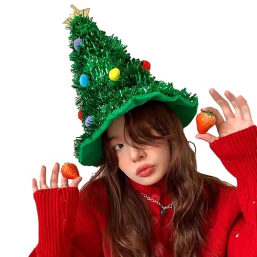Weihnachtsbaum Hut Weihnachtsmütze Grüner Filz Weihnachtsbaum Hut Tannenbaum Hut Für Weihnachten Weihnachten Partys Hut Wintergrüner Lametta-Hut Weihnachtsschmuck Weihnachtsbaum Hut Weihnachtsmütze Grüner Filz Weihnachtsbaum Hut Tannenbaum Hut Für Weihnachten Weihnachten Partys Hut Wintergrüner Lametta-Hut Weihnachtsschmuck von Generisch