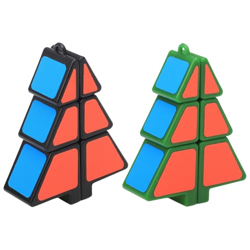 Weihnachtsbaum-Puzzle, Cube Fidget | Weihnachtsbaumform Speed Cube 1X2X3 Weihnachtsbaumwürfel | Speed Tree Puzzle Puzzle Schlüsselanhänger Weihnachtsbaum Christbaumschmuck Weihnachtsbaum-Puzzle, Cube Fidget | Weihnachtsbaumform Speed Cube 1X2X3 Weihnachtsbaumwürfel | Speed Tree Puzzle Puzzle Schlüsselanhänger Weihnachtsbaum Christbaumschmuck von Generisch