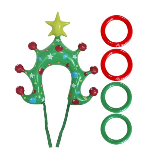 Weihnachtsbaumspiel Für Indoor - Outdoor Toys Lawn Games Für Erwachsene | Weihnachtsbaum Ring Set | Baumring -Stirnbänder | Interaktive Partyspiel Spielzeugversorgung Für Kinder Erwachsene Famili Weihnachtsbaumspiel Für Indoor - Outdoor Toys Lawn Games Für Erwachsene | Weihnachtsbaum Ring Set | Baumring -Stirnbänder | Interaktive Partyspiel Spielzeugversorgung Für Kinder Erwachsene Famili von Generisch