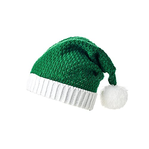 Weihnachtsmütze für Erwachsene Bommel für Mützen Männer und Frauen im Freien,Sonnencreme Hüte Kostüm Weihnachten Laufsport Gestrickte Baumwollmütze Einfarbig Christmas Feiertag Weihnachtsmütze für Erwachsene Bommel für Mützen Männer und Frauen im Freien,Sonnencreme Hüte Kostüm Weihnachten Laufsport Gestrickte Baumwollmütze Einfarbig Christmas Feiertag von Generisch