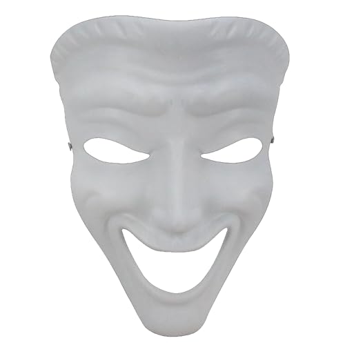 Weiße SCP-035 Possessiv-Maske, Harz, Halloween, Tanzparty, Cosplay, Kostüm, Maske, Requisiten (White-a) von Generisch