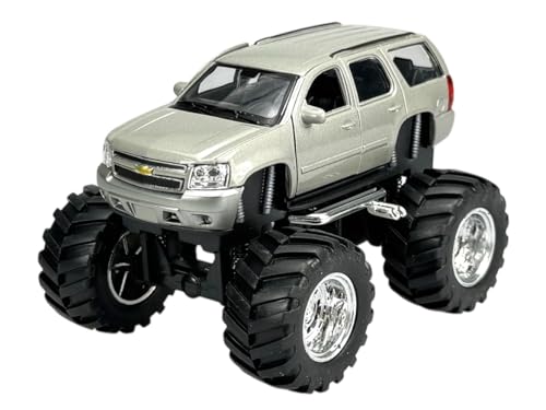 Welly Modell Auto Kompatibel mit 2008 Chevrolet Tahoe Silber Monster Truck Big Wheel ca 1/34-1/39 Metal Modell Auto Die Cast Neu im Kasten Welly Modell Auto Kompatibel mit 2008 Chevrolet Tahoe Silber Monster Truck Big Wheel ca 1/34-1/39 Metal Modell Auto Die Cast Neu im Kasten von Generisch