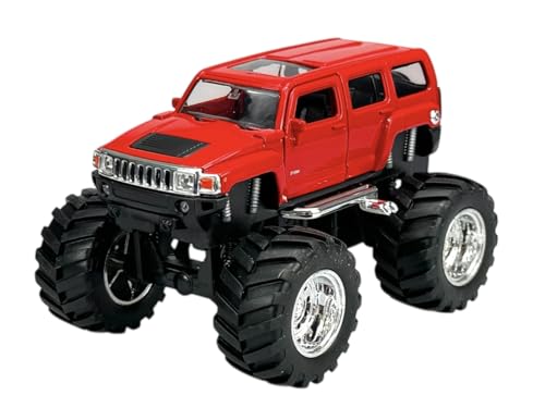 Welly Modell Auto Kompatibel mit Hummer H3 Rot Monster Truck Big Wheel ca 1/34-1/39 Metal Modell Auto Die Cast Neu im Kasten Welly Modell Auto Kompatibel mit Hummer H3 Rot Monster Truck Big Wheel ca 1/34-1/39 Metal Modell Auto Die Cast Neu im Kasten von Generisch