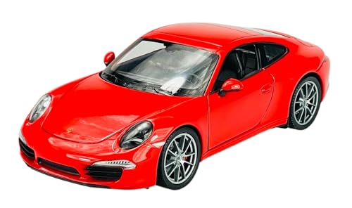 Welly Modell Auto Kompatibel mit Porsche 911 991 Carrera S Coupe Rot ca 1/24 1:24 Metall Modell Auto Die Cast Neu im Kasten Welly Modell Auto Kompatibel mit Porsche 911 991 Carrera S Coupe Rot ca 1/24 1:24 Metall Modell Auto Die Cast Neu im Kasten von Generisch