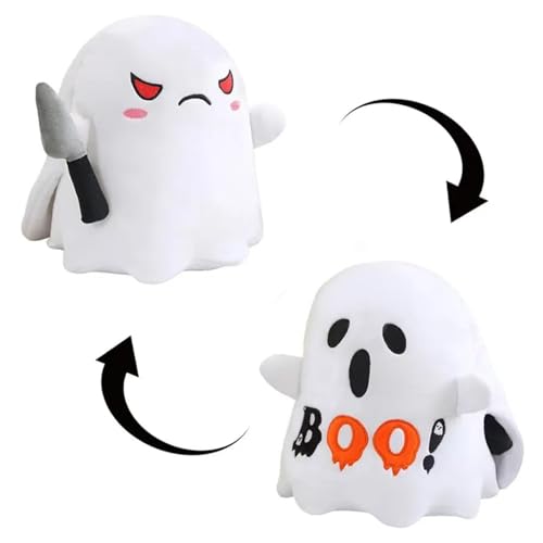 Wendbar Geist Kuscheltier, Halloween Kuscheltier, Lustige Gespenst Plüsch, Süß Geist Stofftier, Halloween Plüschtier Geschenke Für Kinder Wendbar Geist Kuscheltier, Halloween Kuscheltier, Lustige Gespenst Plüsch, Süß Geist Stofftier, Halloween Plüschtier Geschenke Für Kinder von Generisch