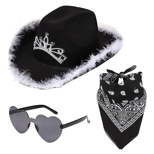 Western Cowboy Brille Für Brautparty Cowgirl Kopftuch Kostüm Set Damen Nachtclub Kopfbedeckung Halloween Outfit Party Requisiten Für Frauen Braut Karneval KostüM Damen Xxl Schlaghose Damen Bunt Western Cowboy Brille Für Brautparty Cowgirl Kopftuch Kostüm Set Damen Nachtclub Kopfbedeckung Halloween Outfit Party Requisiten Für Frauen Braut Karneval KostüM Damen Xxl Schlaghose Damen Bunt von Generisch