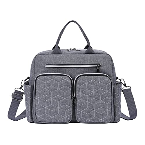 Wickeltasche Rucksack für Mütter, wasserdichte Reise-Baby-Wickeltasche mit mehreren Fächern, 33 x 13 x 28 cm, stilvolle und funktionale Umstands-Umhängetasche für Kinderwagen und den täglichen Wickeltasche Rucksack für Mütter, wasserdichte Reise-Baby-Wickeltasche mit mehreren Fächern, 33 x 13 x 28 cm, stilvolle und funktionale Umstands-Umhängetasche für Kinderwagen und den täglichen von Generisch