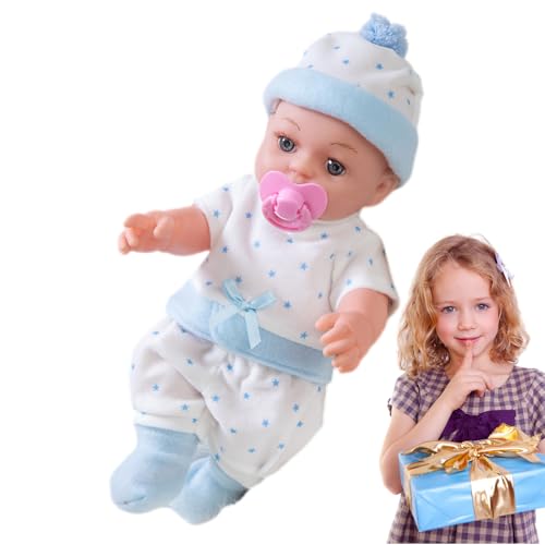 Wiedergeborene Babypuppen - Neugeborene Silikonpuppen, realistisches 12 -Zoll -Ganzkörperpuppe, Babypuppenspielzeug, Kinderspielzeug für und Mädchen, Party Gefälligkeiten Wiedergeborene Babypuppen - Neugeborene Silikonpuppen, realistisches 12 -Zoll -Ganzkörperpuppe, Babypuppenspielzeug, Kinderspielzeug für und Mädchen, Party Gefälligkeiten von Generisch