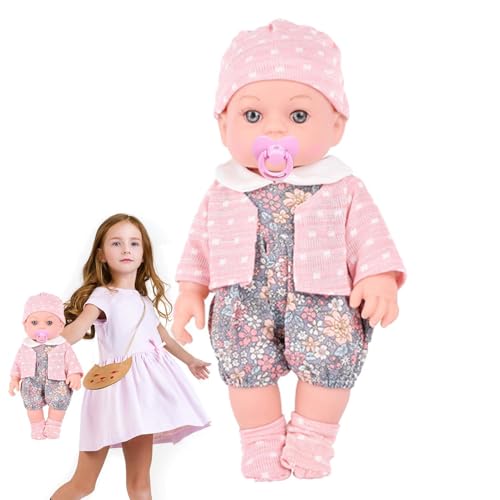Wiedergeburt Puppe | Realistische Wiedergeborene Babypuppe | LIFELISCHE WEG VINYL BODE | Handgefertigte Simulationspuppe Mit Kleidung Und Schnuller, Neugeborenes Rollenspielzeugspielzeuggeschenk Für K Wiedergeburt Puppe | Realistische Wiedergeborene Babypuppe | LIFELISCHE WEG VINYL BODE | Handgefertigte Simulationspuppe Mit Kleidung Und Schnuller, Neugeborenes Rollenspielzeugspielzeuggeschenk Für K von Generisch