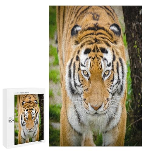Wild Cat 1000 Teile Set Holzpuzzle - Poliertes Holz, Perfekte Geschicklichkeitsentwicklung für Senioren von Generisch