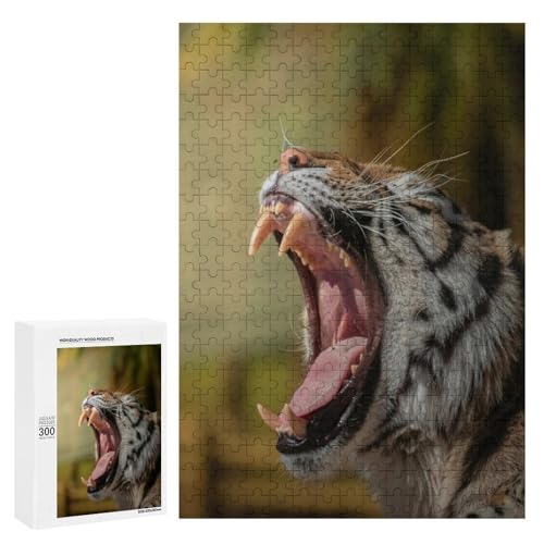 Wild Cat 300 Teile Set Holzpuzzle - Poliertes Holz, Perfektes therapeutisches Hobby für Tierliebhaber Wild Cat 300 Teile Set Holzpuzzle - Poliertes Holz, Perfektes therapeutisches Hobby für Tierliebhaber von Generisch