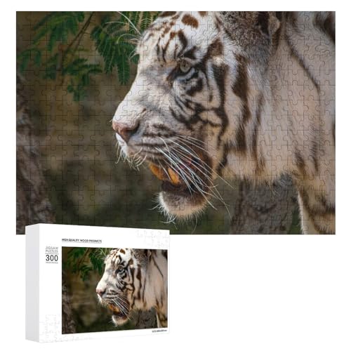Wildwood 300 Teile Holzpuzzle Lindenholz Tiger Thema für Puzzle-Liebhaber von Generisch